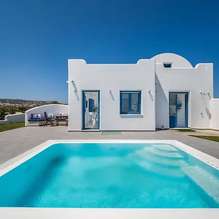 Beautiful Santorini 2 Bedroom Private Pool & Magical Sea Views Villa