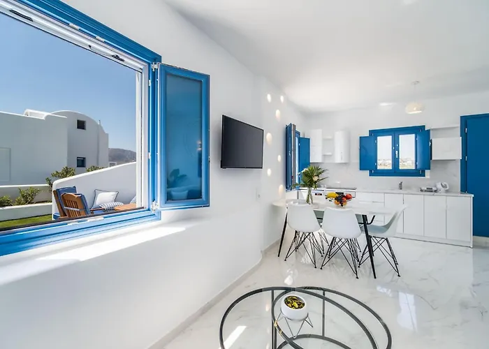 Beautiful Santorini 2 Bedroom Private Pool & Magical Sea Views *
